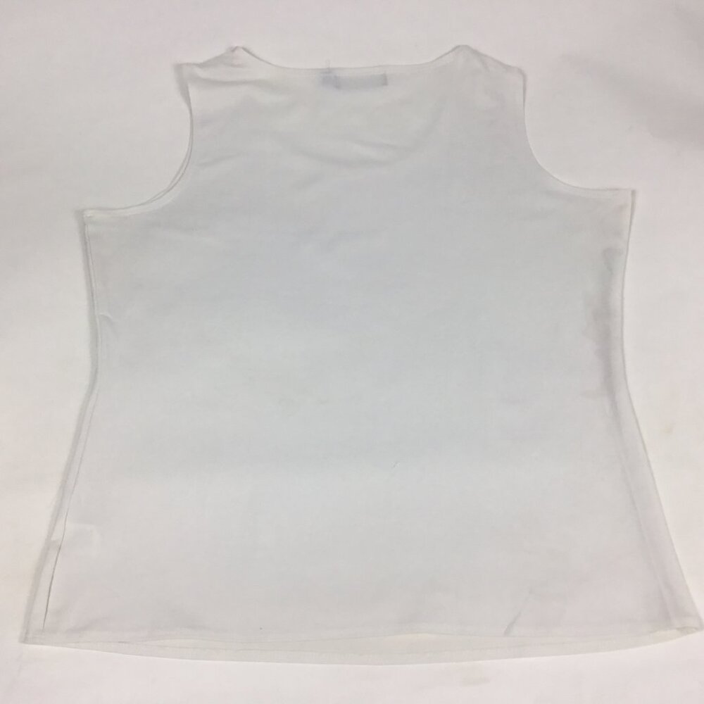 (PO) Elementz, Wht Sleeveless Top - Picture 2 of 12
